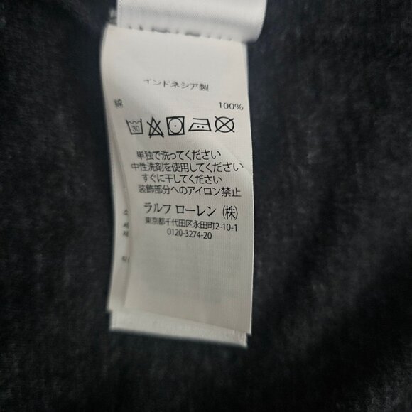 Polo Ralph Lauren Charcoal Gray Estate Rib Pullover Sweater Men's Size Medium - Picture 11 of 16